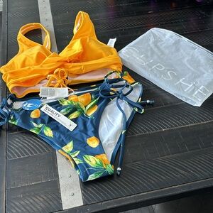 New With Tags CUPSHE Women's Bikini Swimsuit